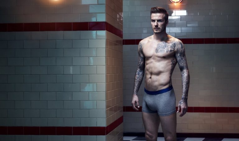 David Beckham – Er hat sich wieder für H&M ausgezogen