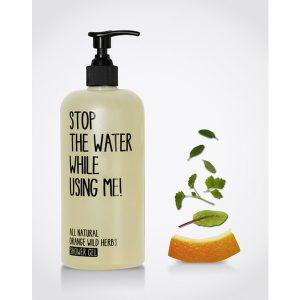 stopwaterwhileusingme orange handwasch