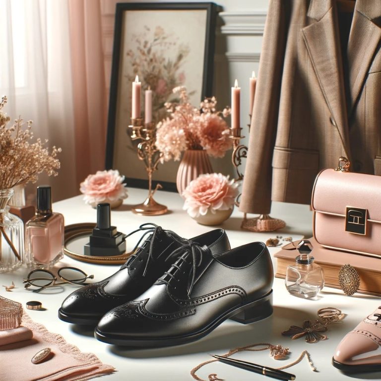 Eleganz trifft auf Komfort: Schwarze Oxford-Schuhe für Damen bei formellen Anlässen